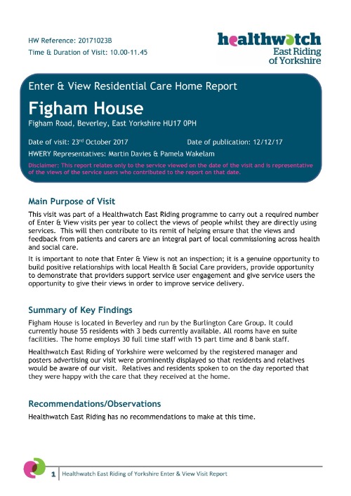 Figham House Enter & View