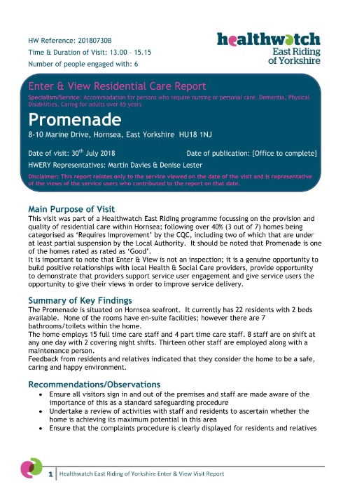 Promenade Enter & View