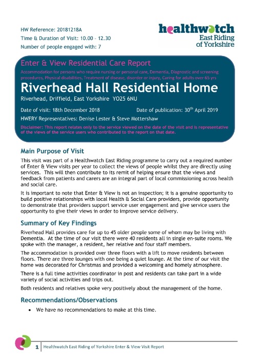 Riverhead Enter & View