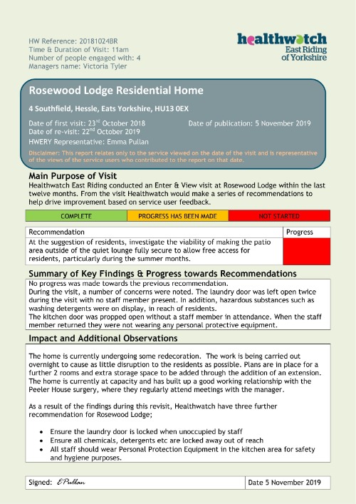 Rosewood Lodge