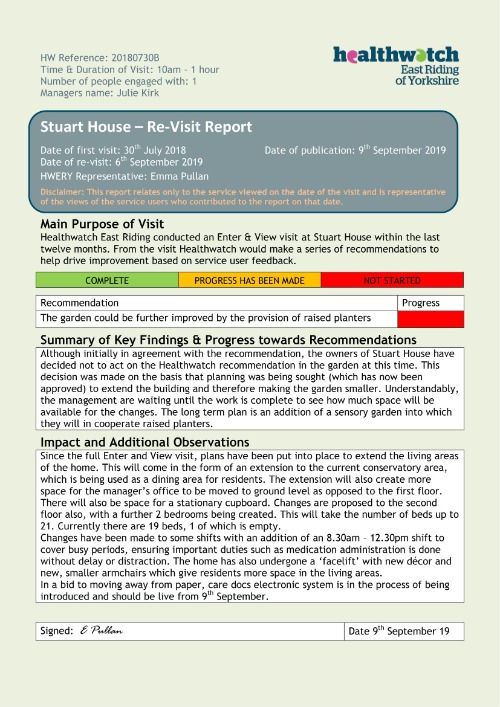 Stuart House Enter & View